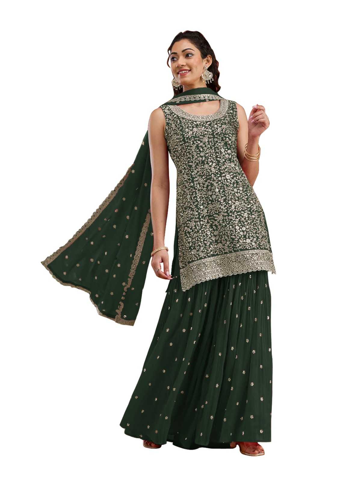 Georgette Embroidery Suit