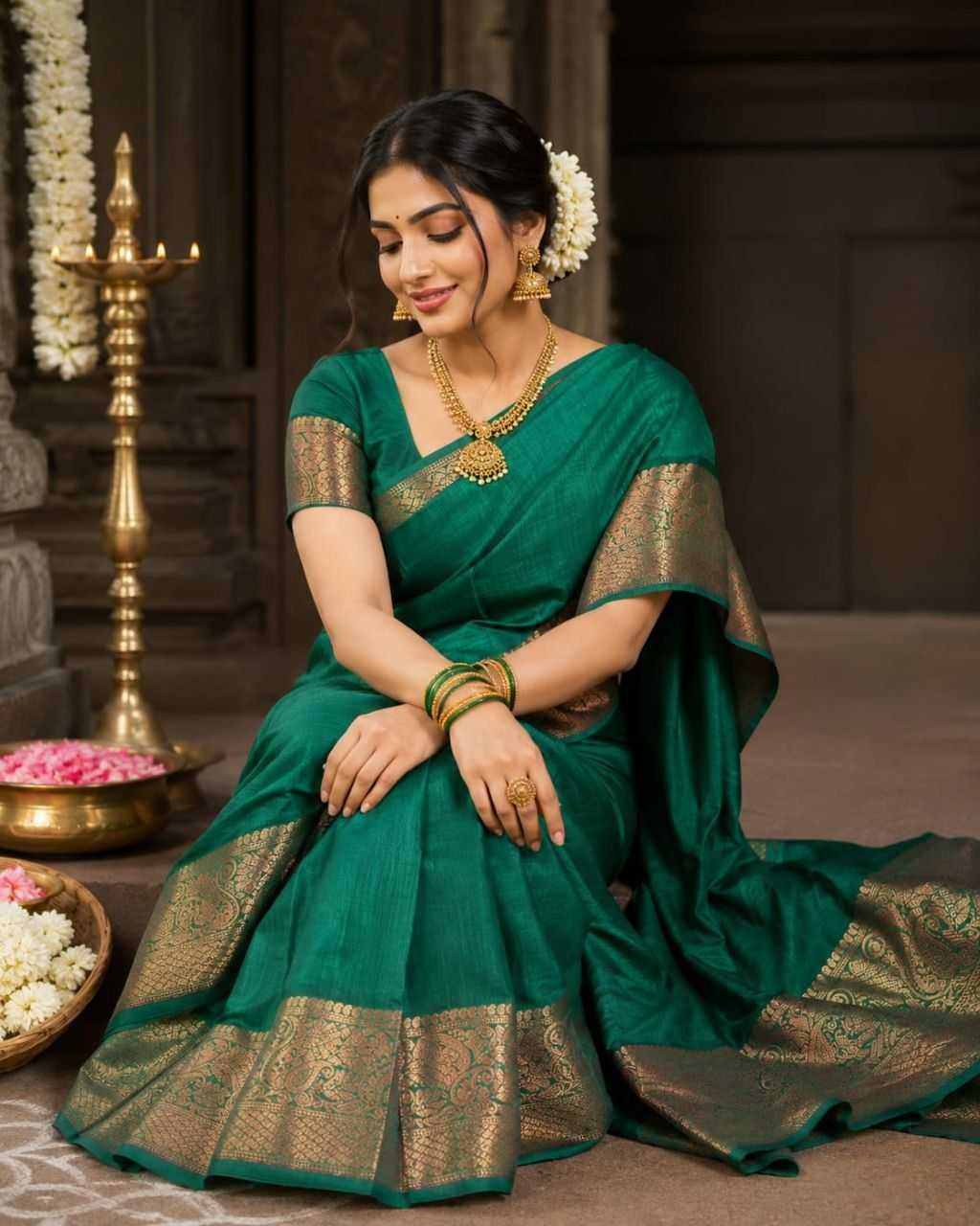Ambrapali Pure Silk Designer Saree