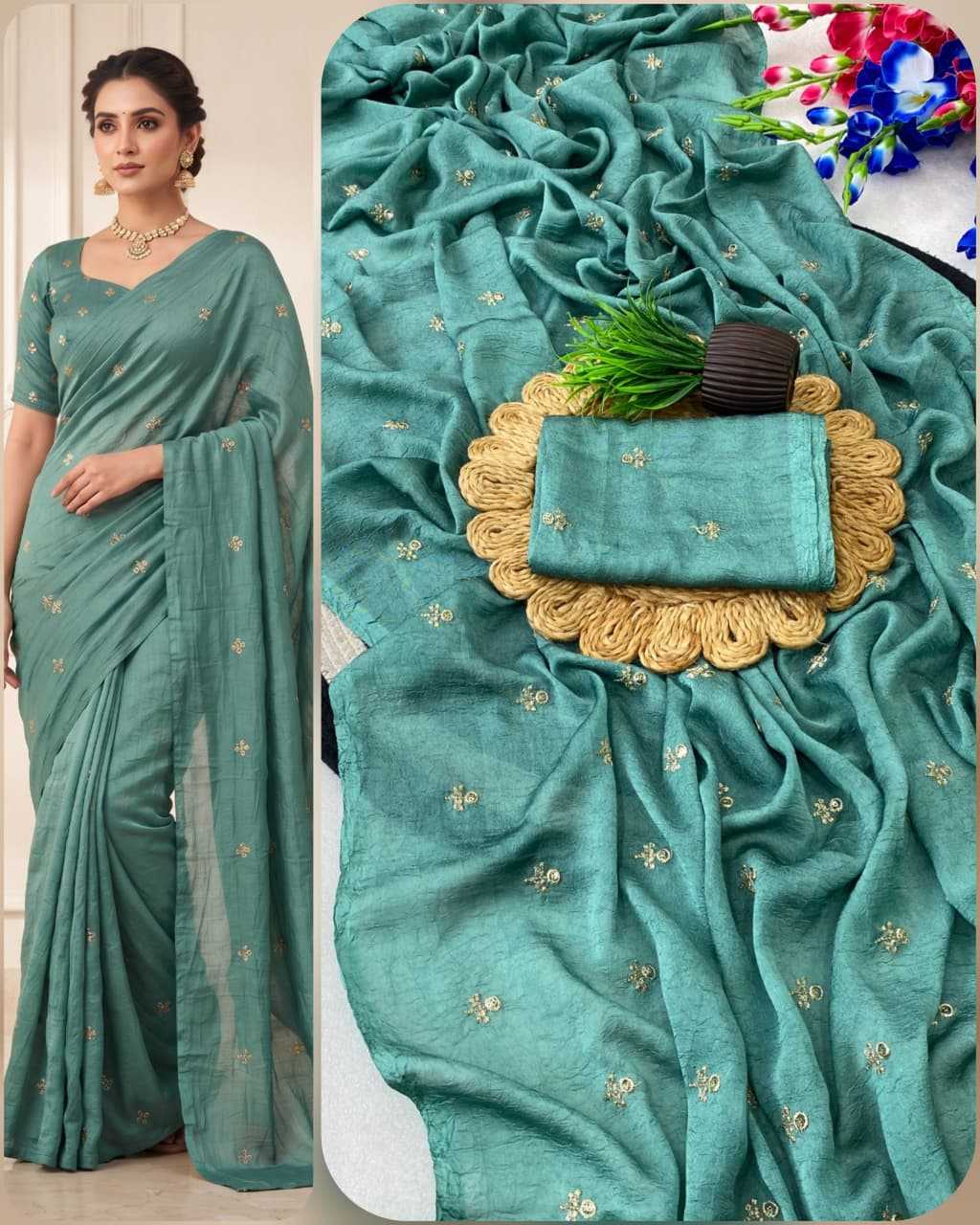 Karina Rangoli Silk Designer Saree