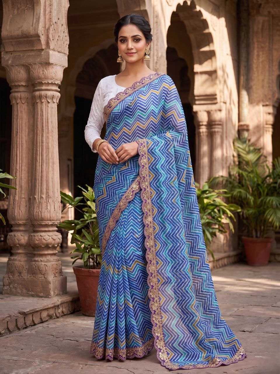 Georgette Printed Saree
