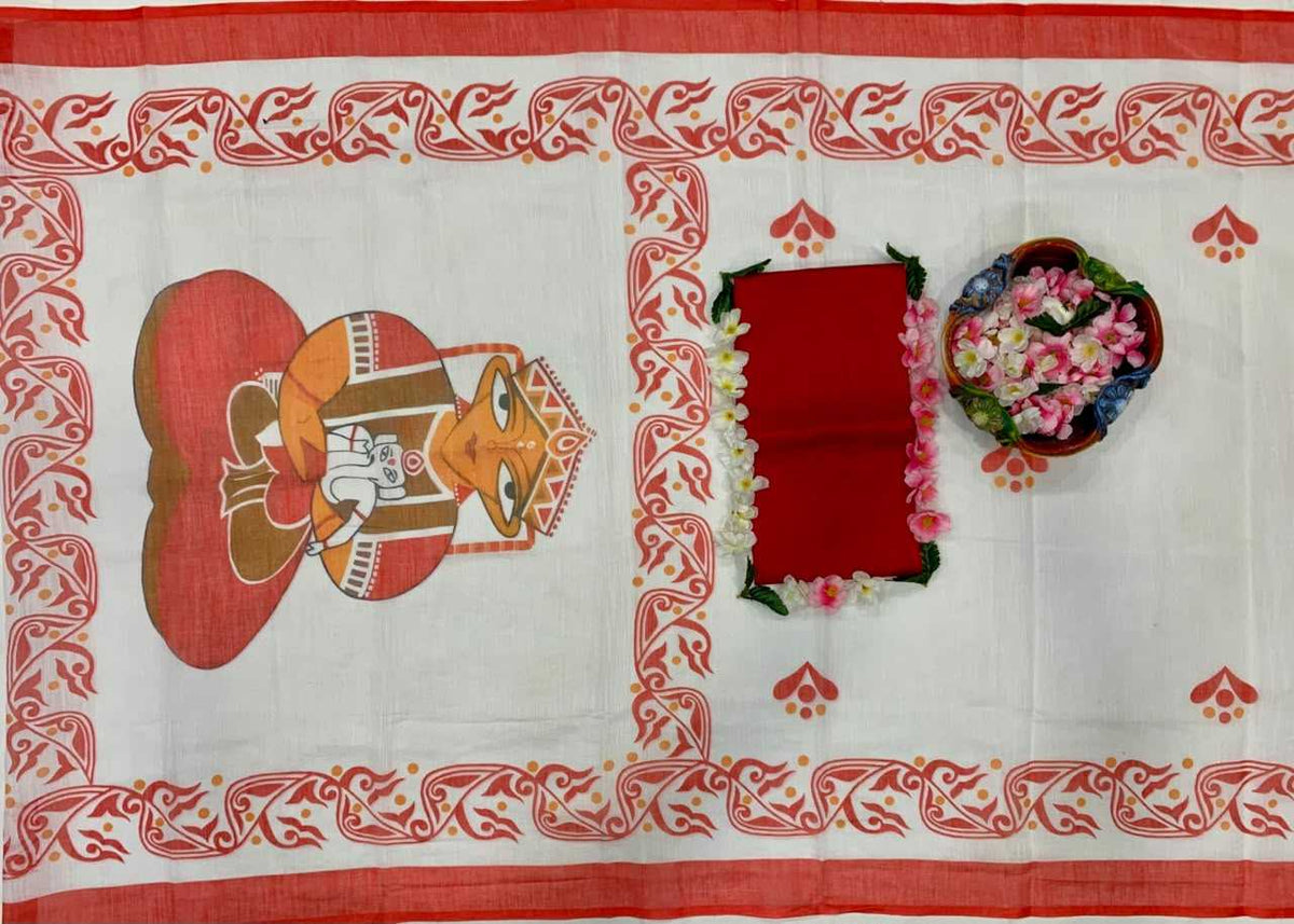 Cotton Printed Saree 353