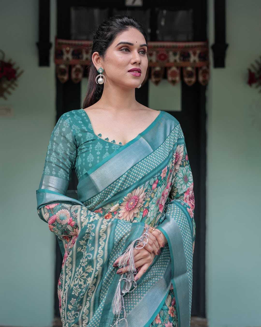 Cotton Printed Saree 362