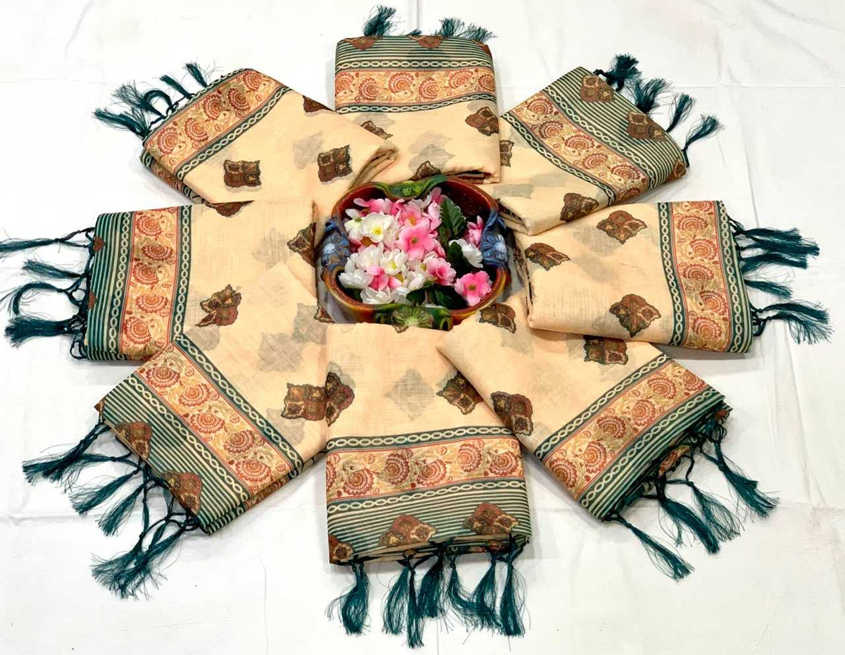 Cotton Printed Saree 374