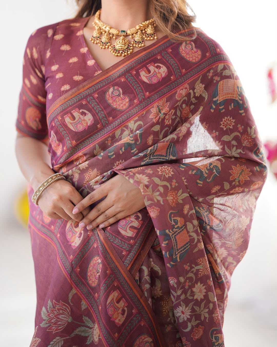 Cotton Printed Saree 375