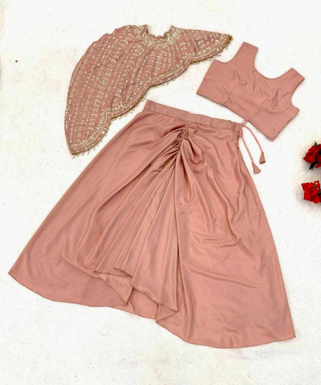 Crepe Silk Indo Western Dress