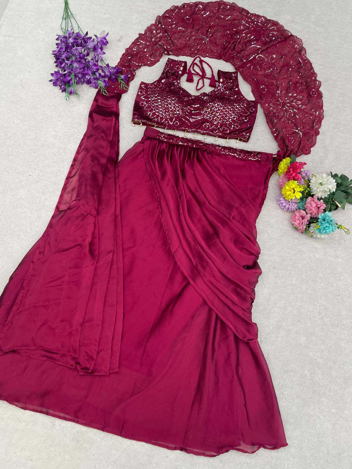 Rangoli Silk Lehenga