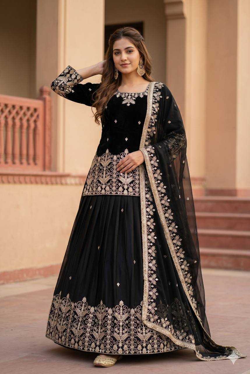 Heavy Silk Embroidered Lehenga