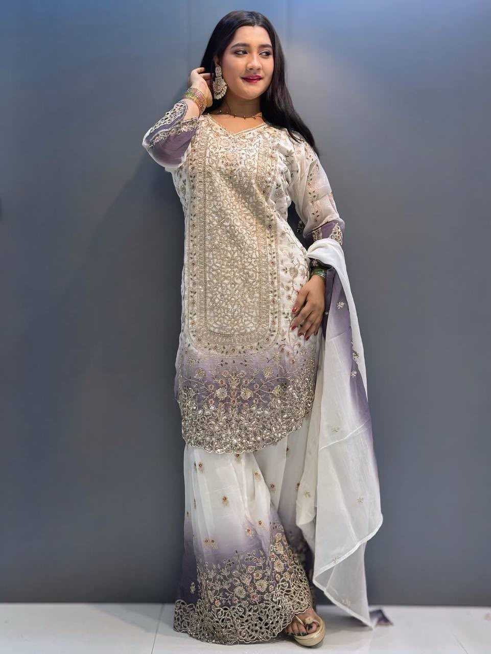 Georgette Embroidery Suit 1722