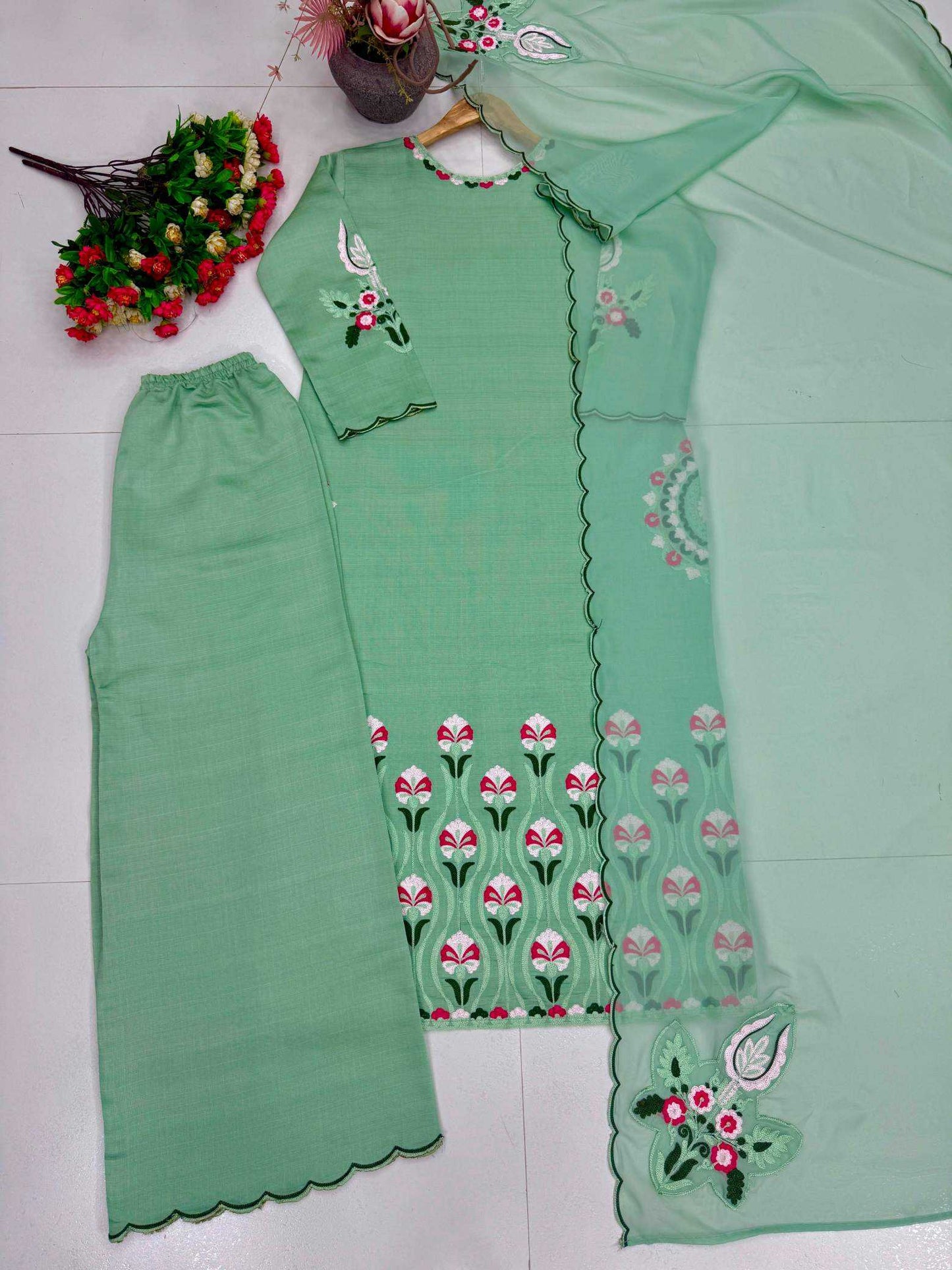 Embroidery Suit
