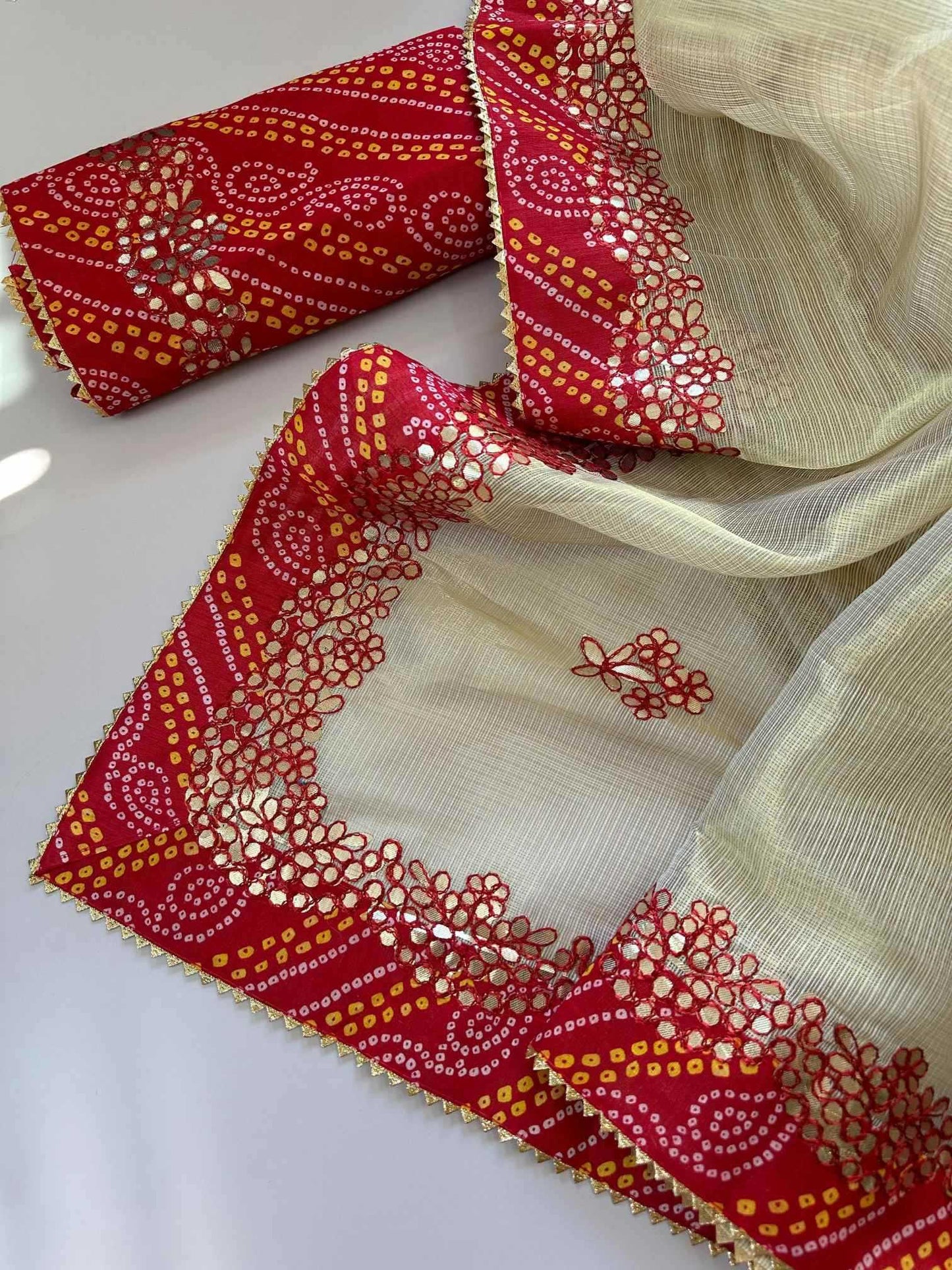 Soft Kota Gota Patti Saree