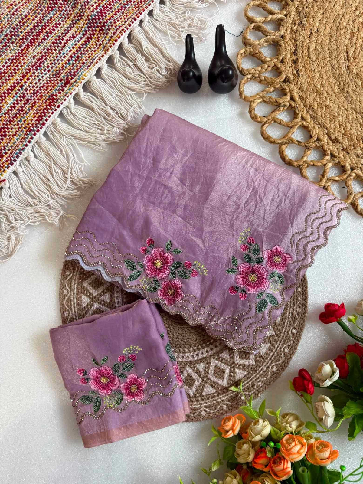 Akshvini Satin Designer Saree