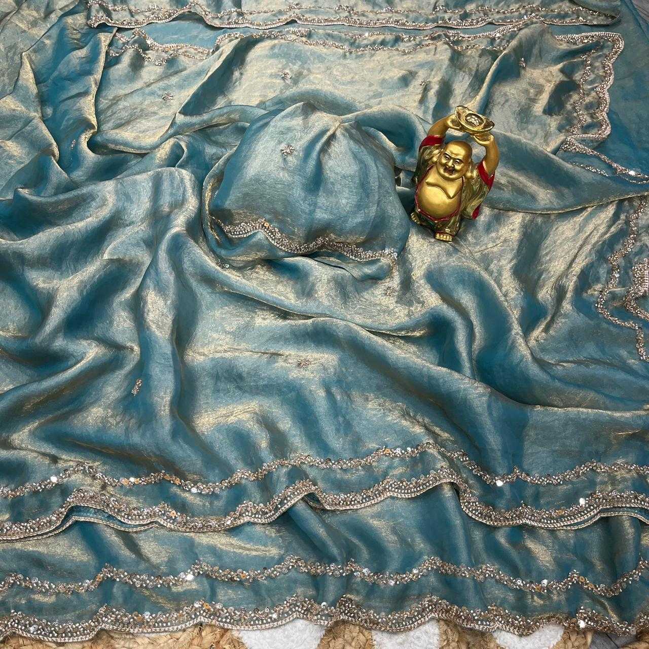 Satin Silk Party Wear Saree