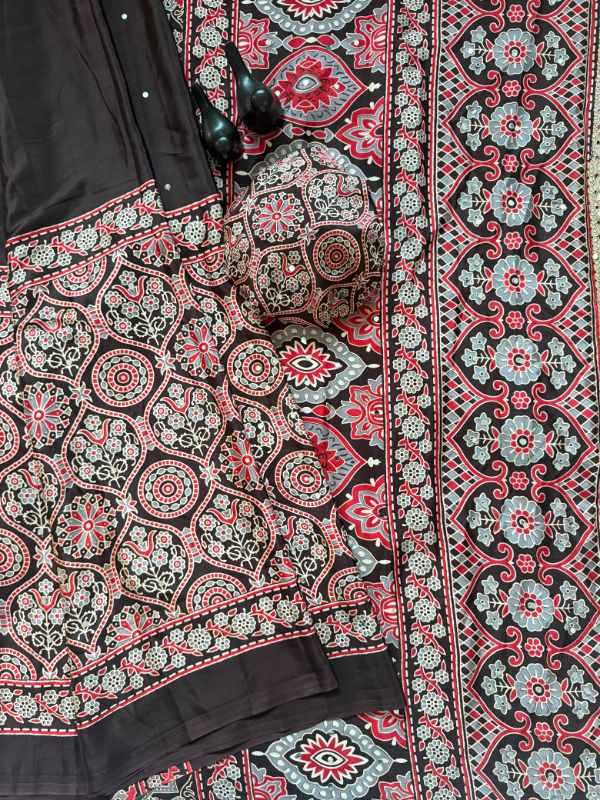 HIT Satin Printed Saree