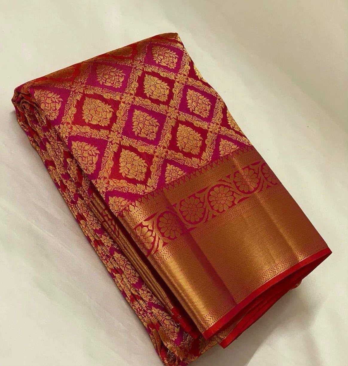 Lichi Silk Banarasi Saree 796