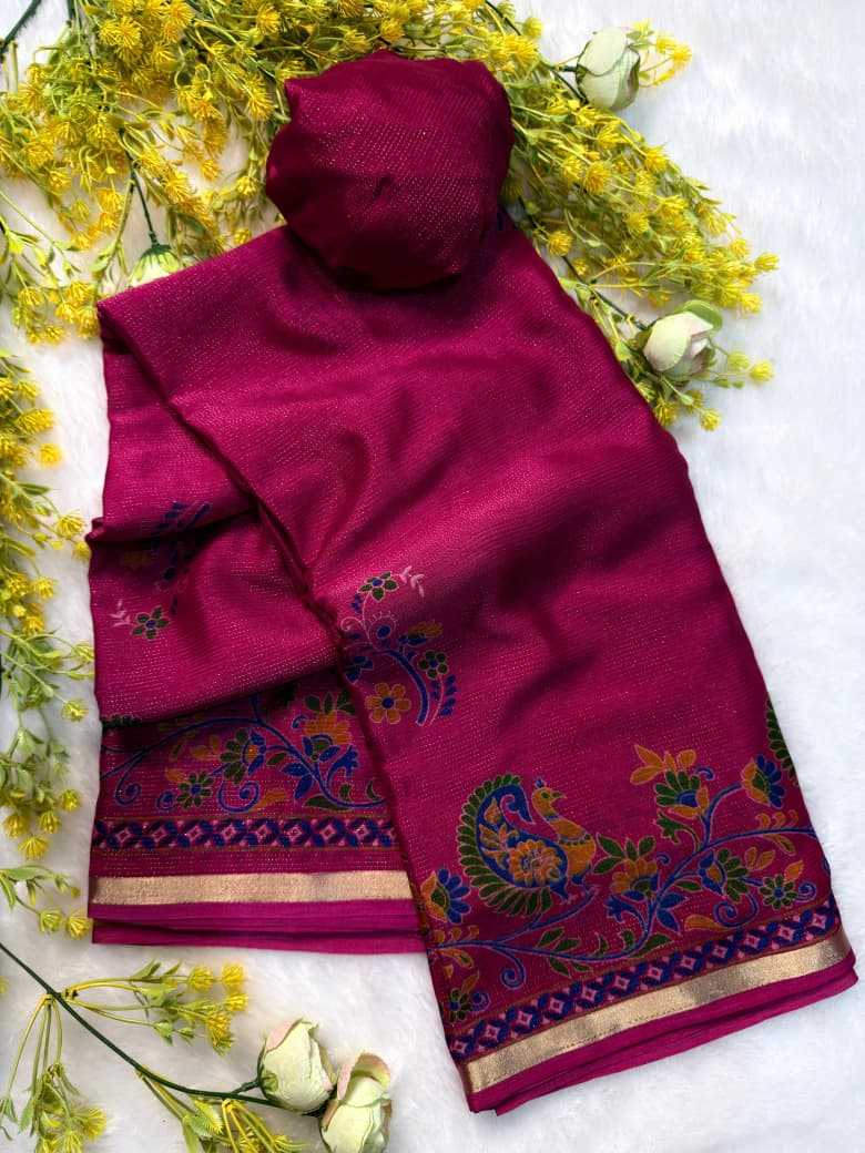 Chinon Silk Designer Saree