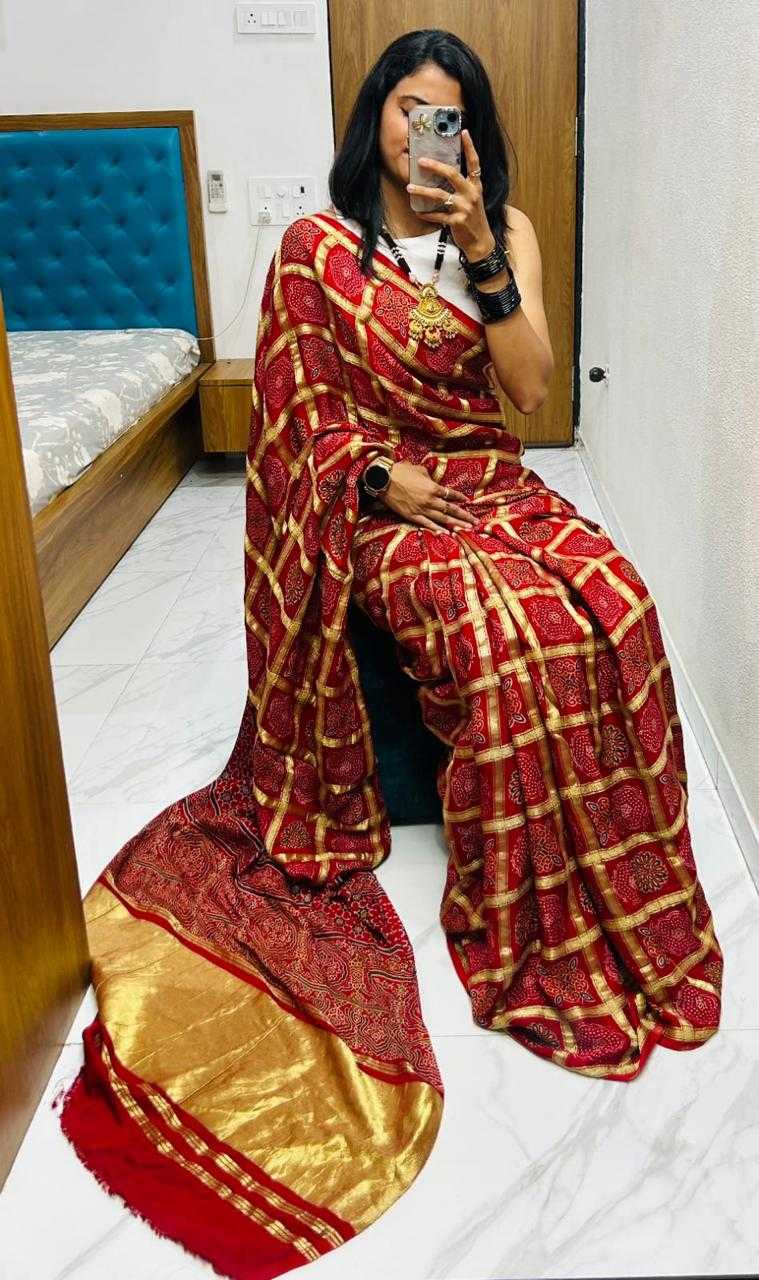 Dhruvika Gajji Silk Modal Saree