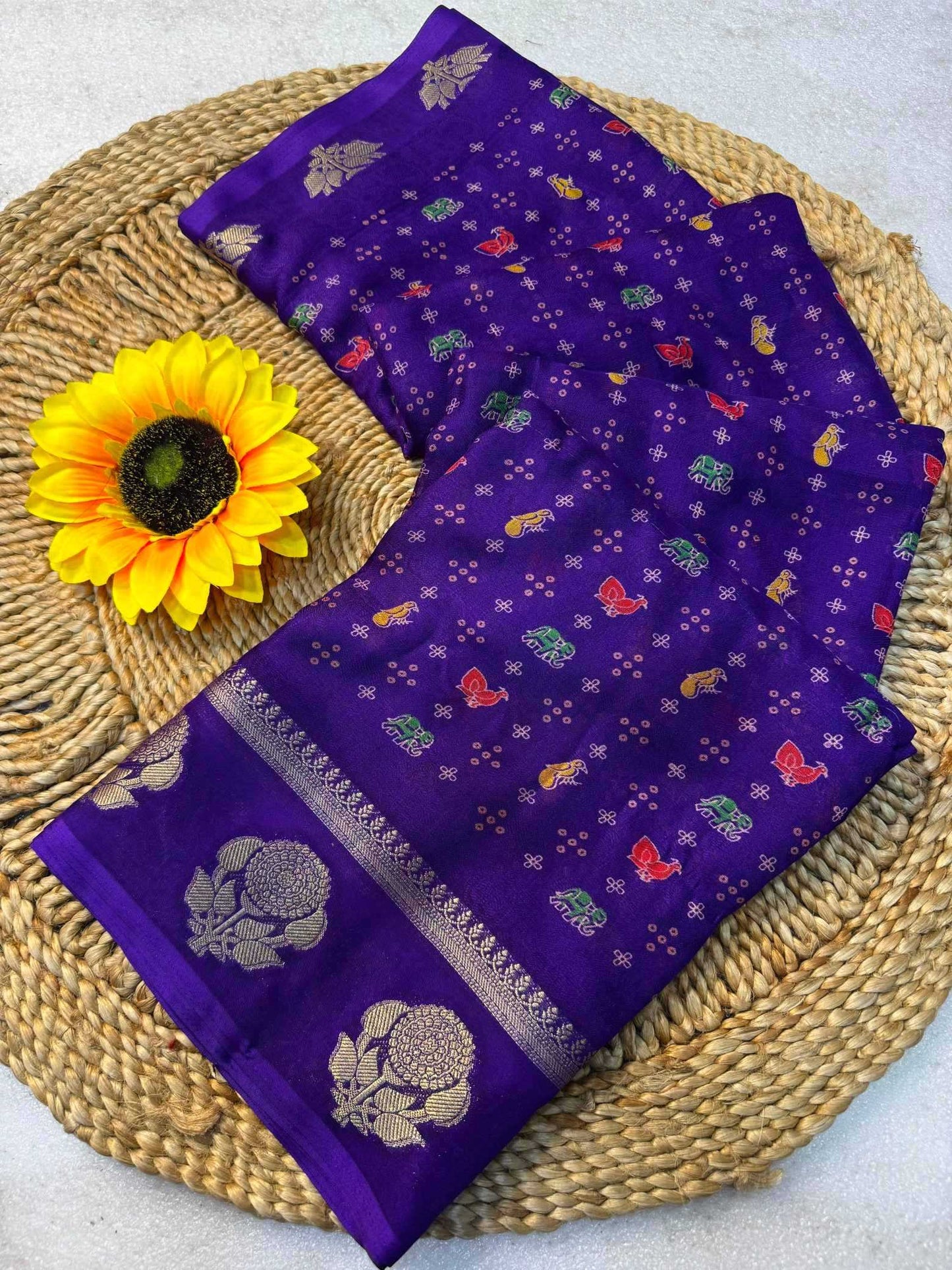Georgette Party Wear Saree