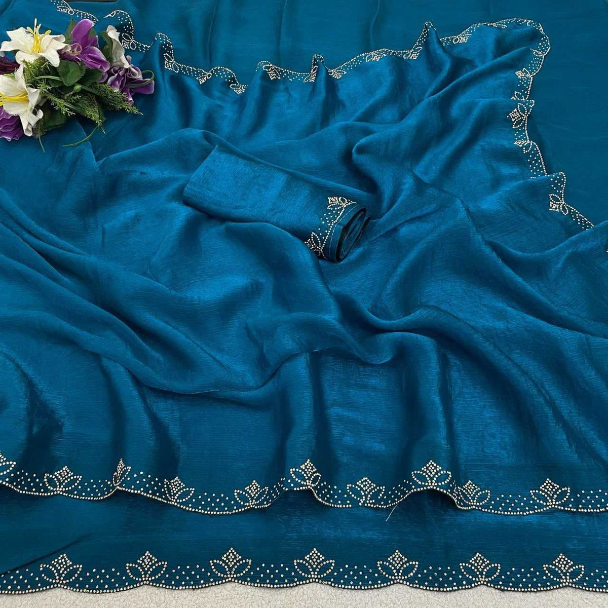 Space Silk Designer Saree