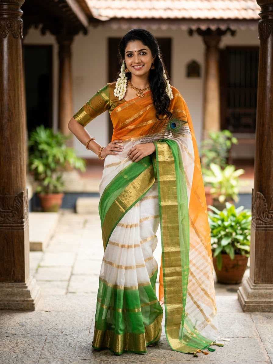 Jacquard Saree