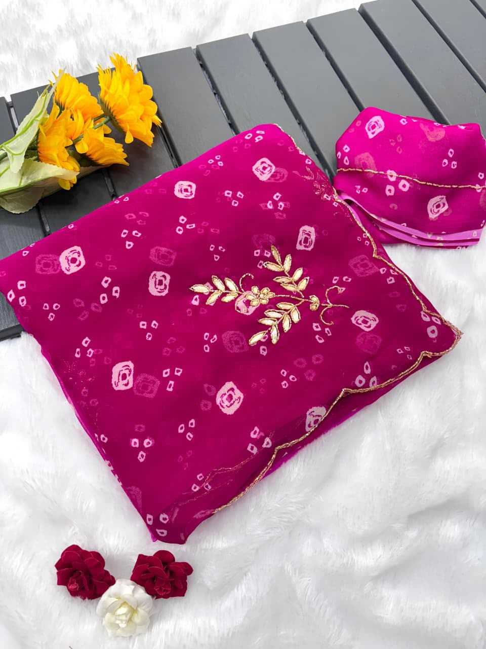 Georgette Printed Saree