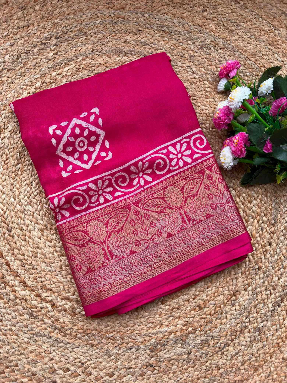 Pure Silk Traditional Saree in Purple