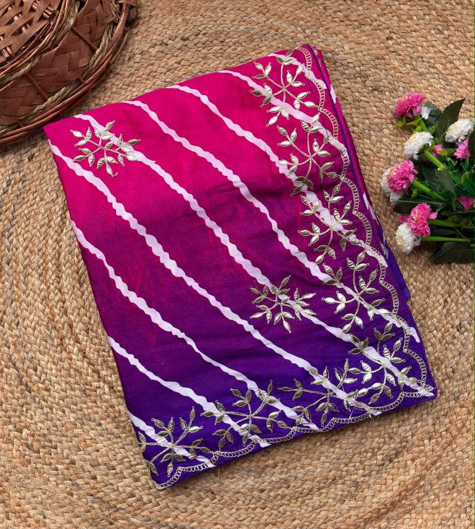 Chinon Silk Paithani Saree