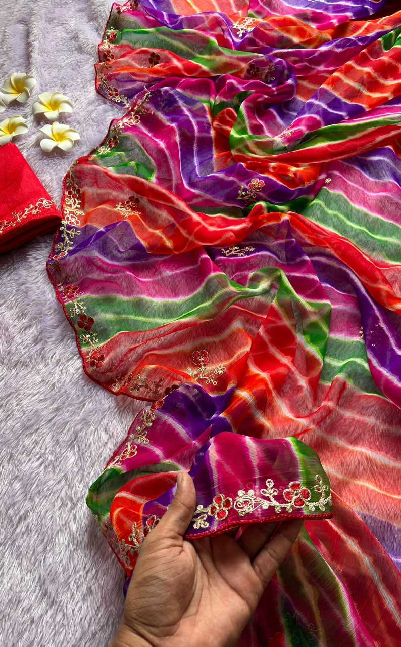 Chiffon Designer Saree 396