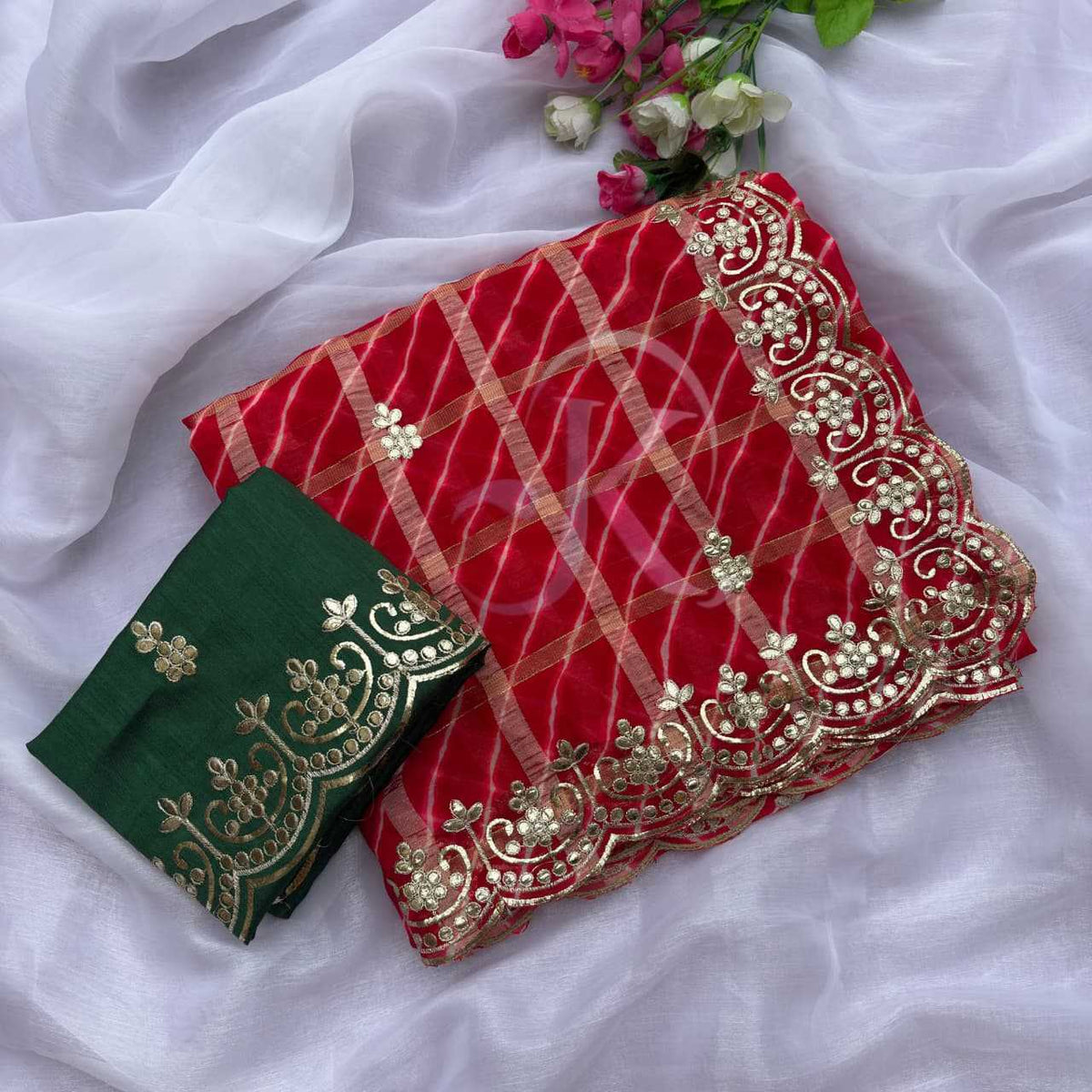 Viscose Georgette Saree