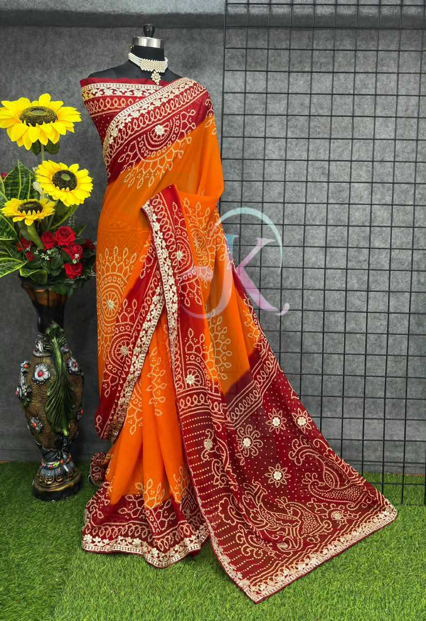 Georgette Saree 398