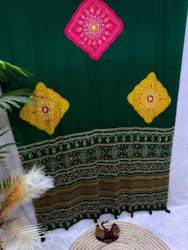 Satin Printed Saree