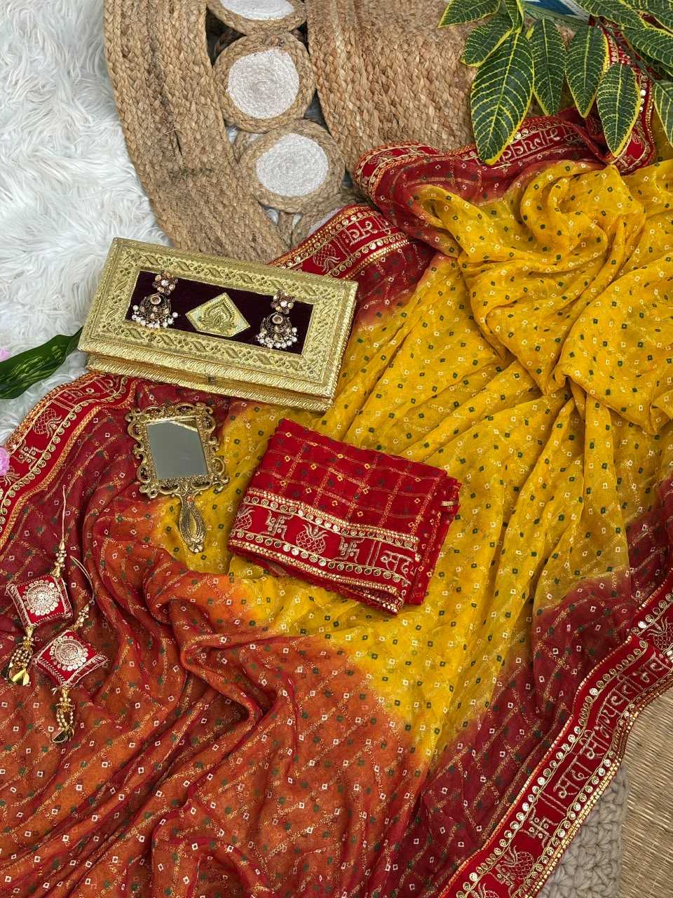 Anvika Viscose Georgette Saree