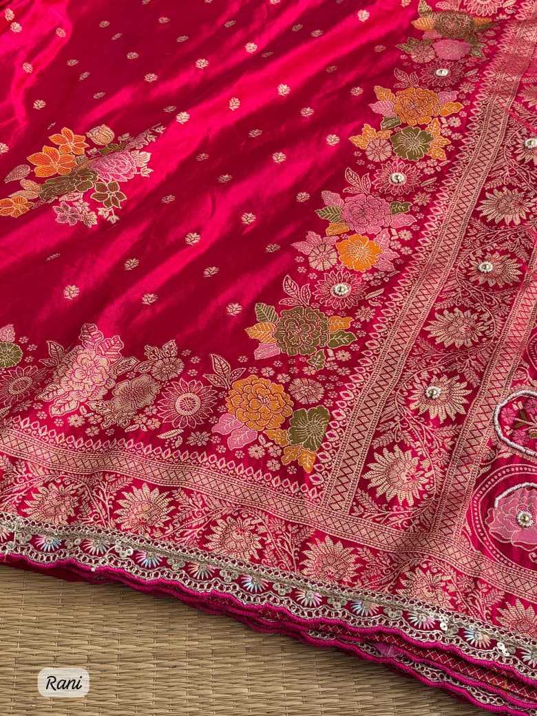 Gulabo Satin Designer Saree