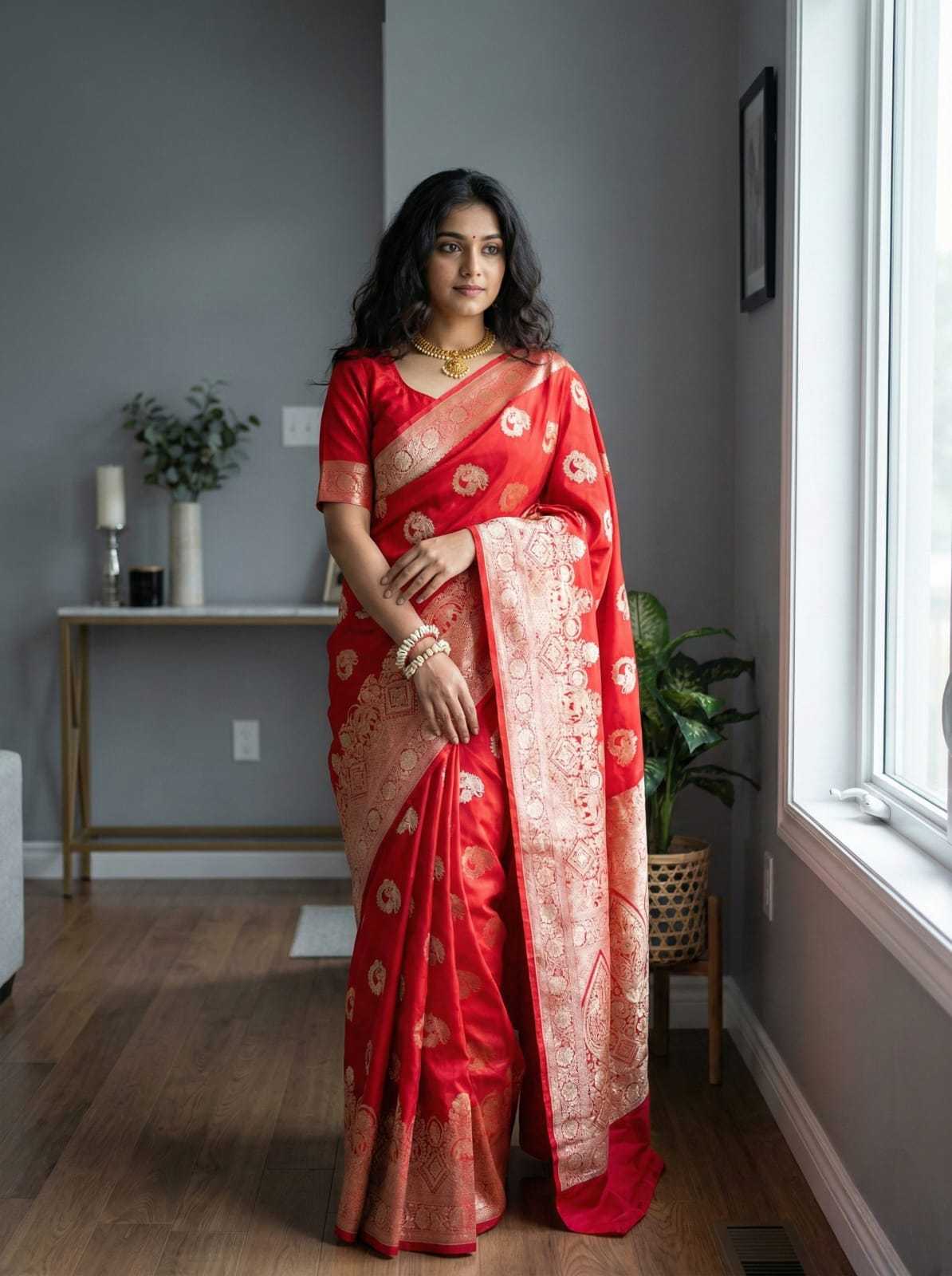 Jhanvi Soft Silk Party Wear Saree