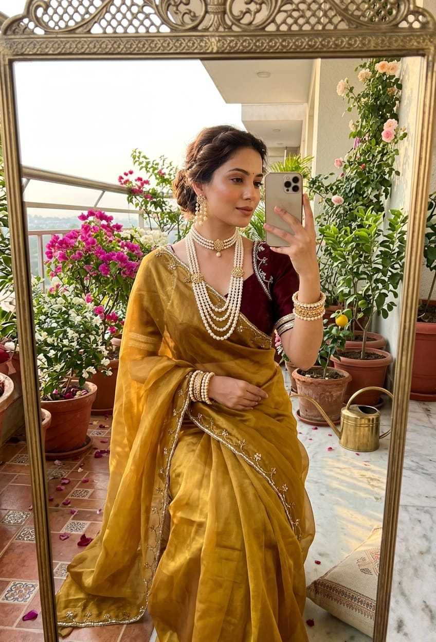 Simran Rimzim Silk Designer Saree