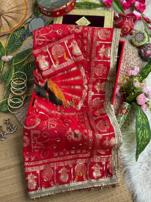 Suhagan Dola Silk Saree