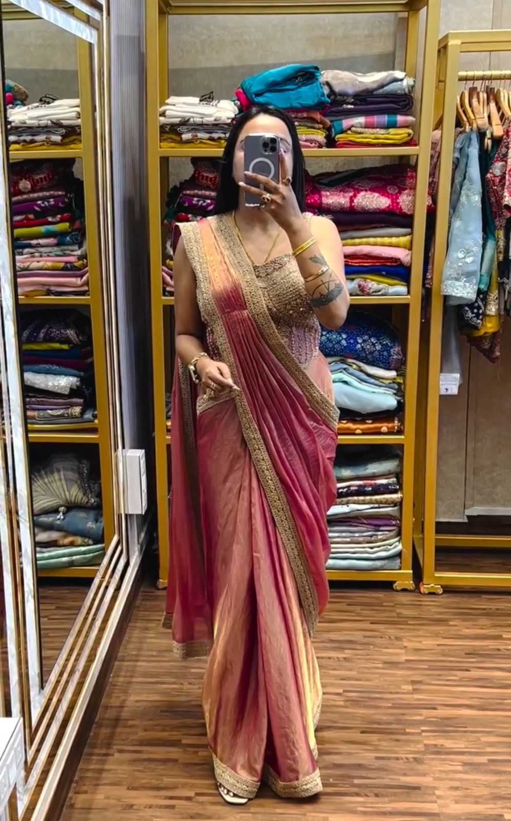 Fendy Sequence Saree