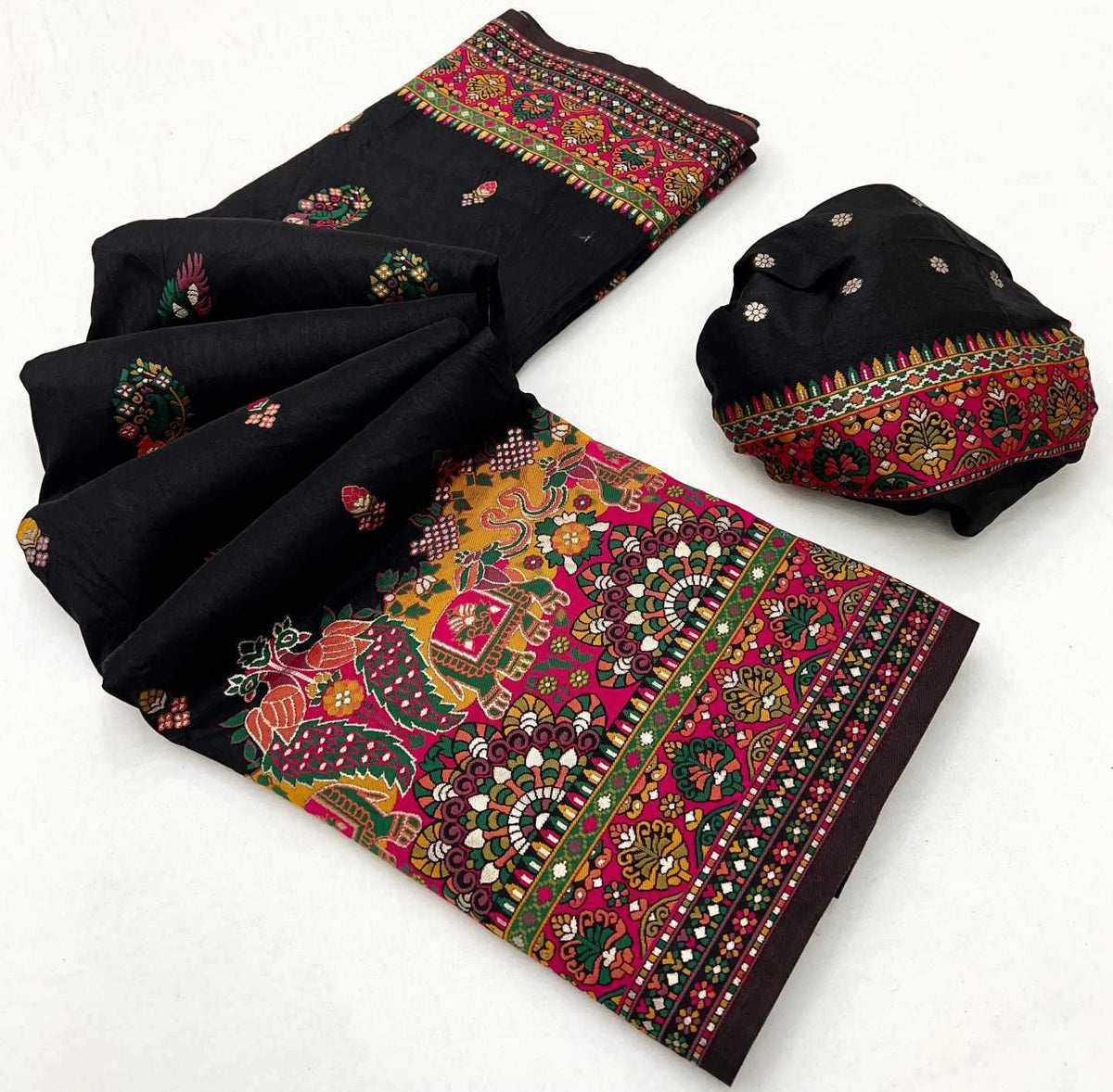Abhaya Pashmina Party Wear Silk Saree