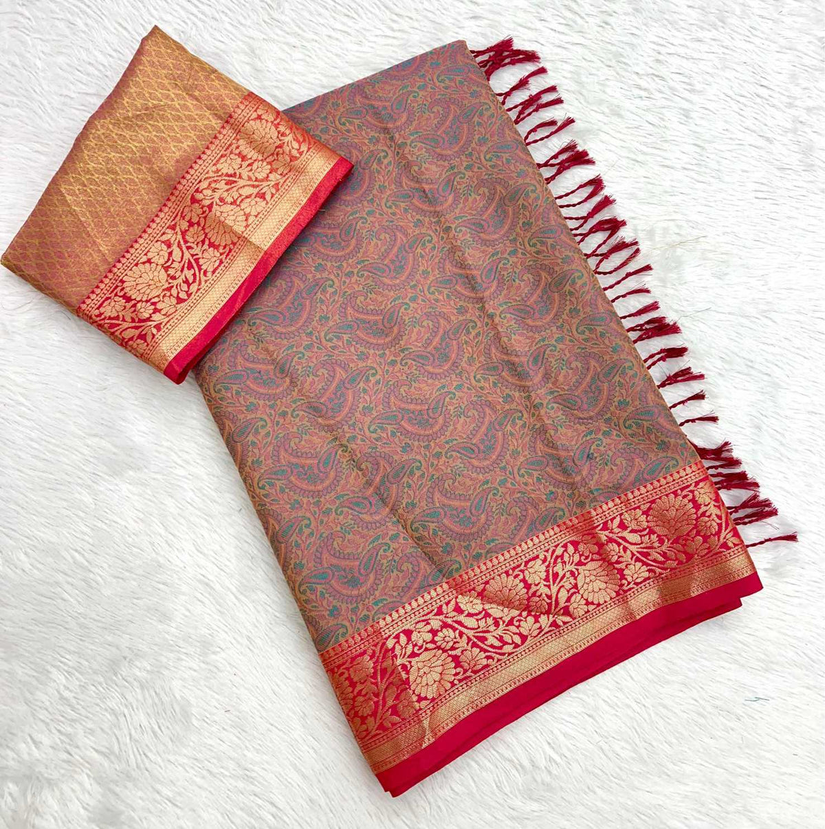 Falak Banarasi Soft Silk Saree