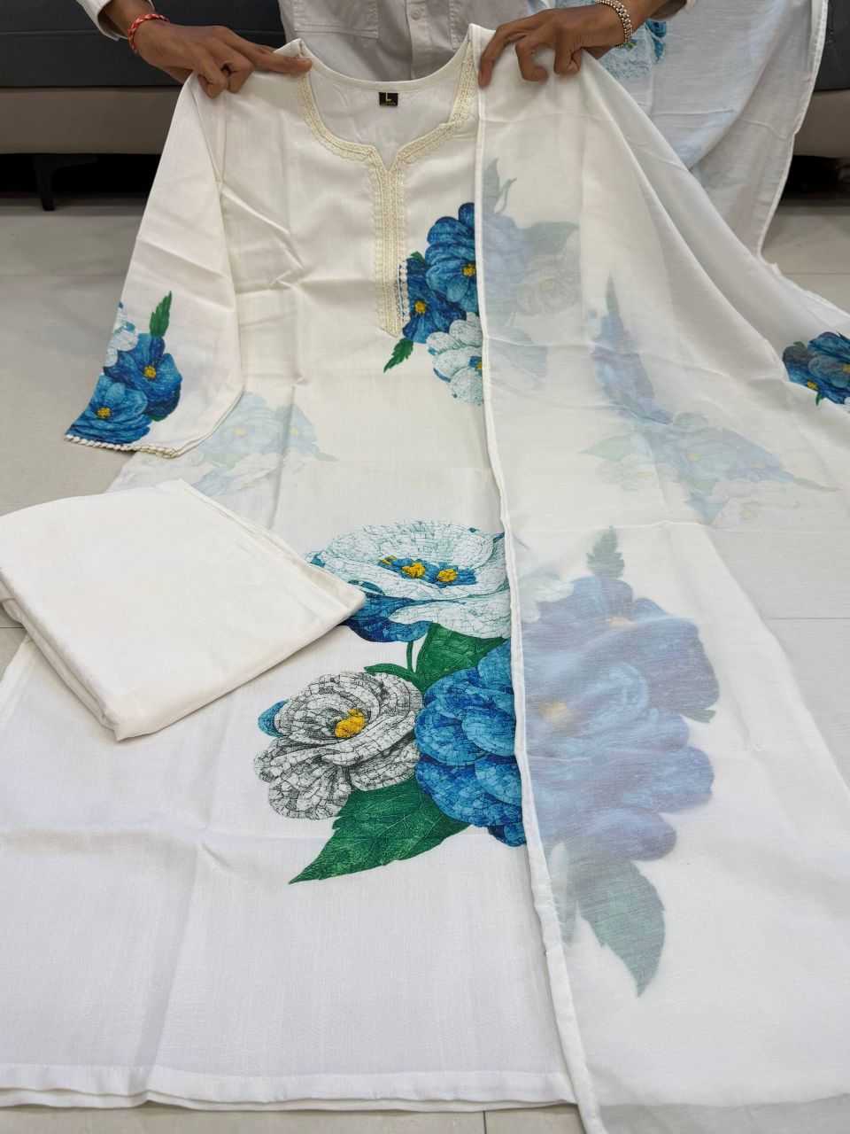 Cotton Printed Suit