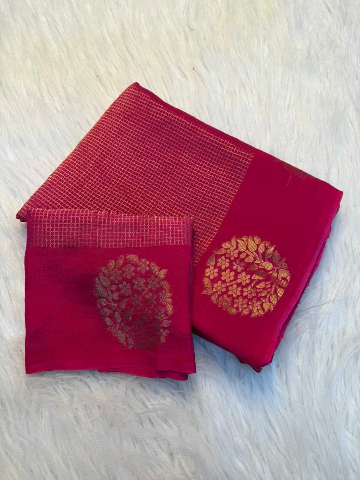 Eshani Premium Georgette Designer Saree in Purple
