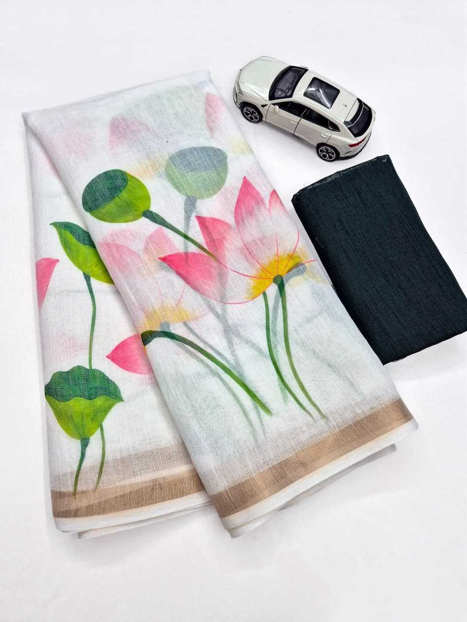 Linen Party Wear Saree
