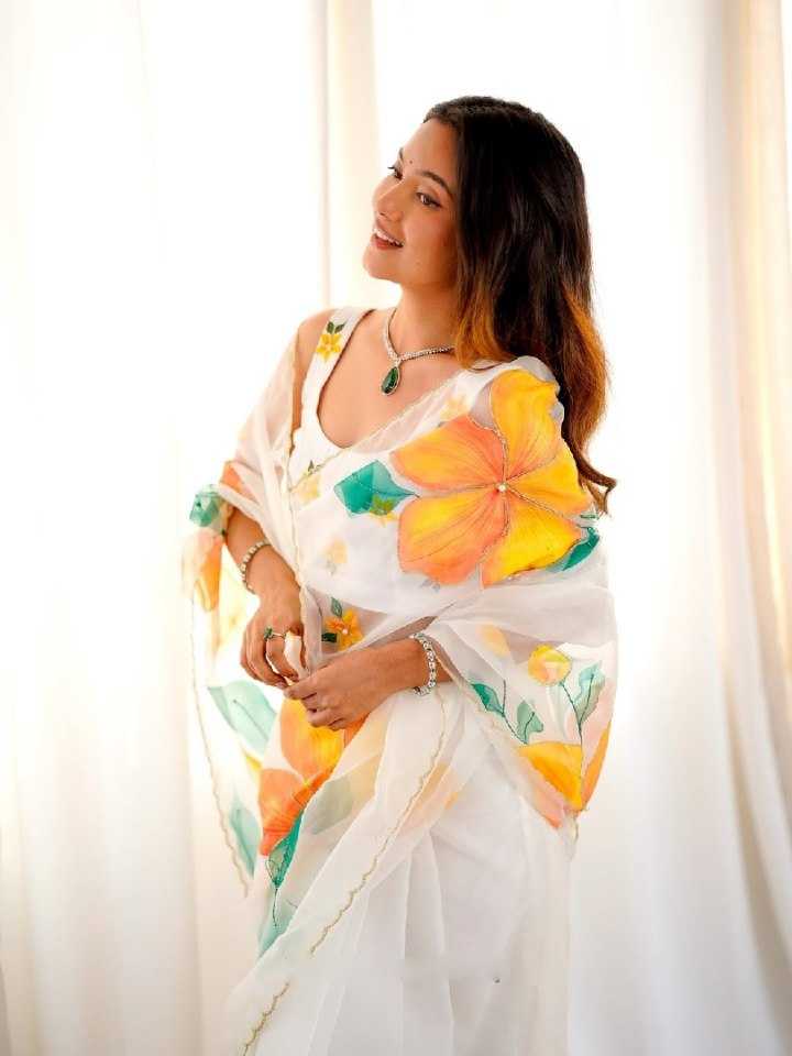 Organza Silk Ready To Wear Saree 537