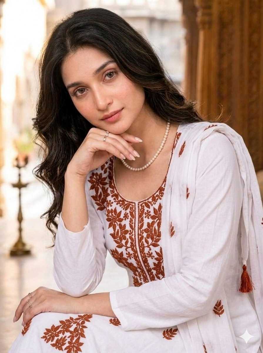 Rayon Embroidery Suit
