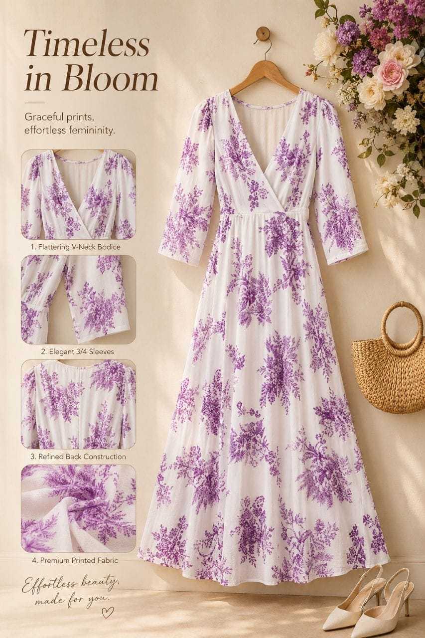 Bric Cotton A-line Suit