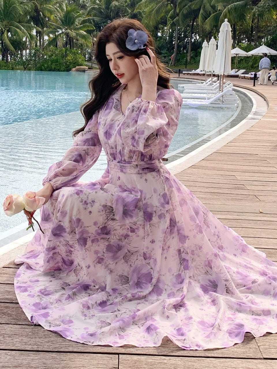 Hable Cotton Maxi Dress