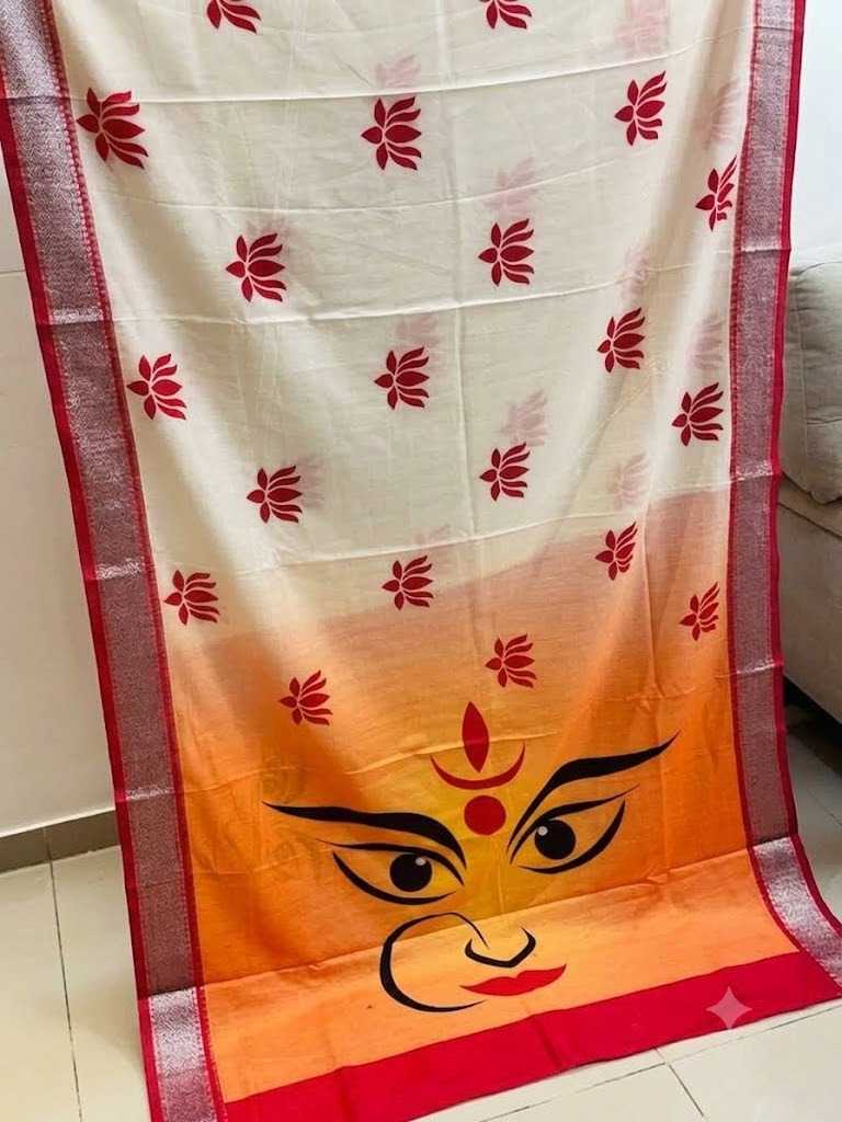 Tiful Linen Designer Saree