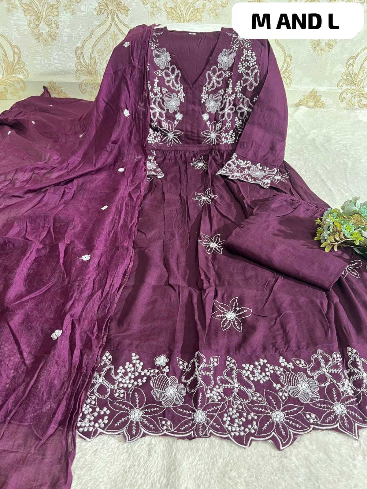 Rayon Embroidery Suit