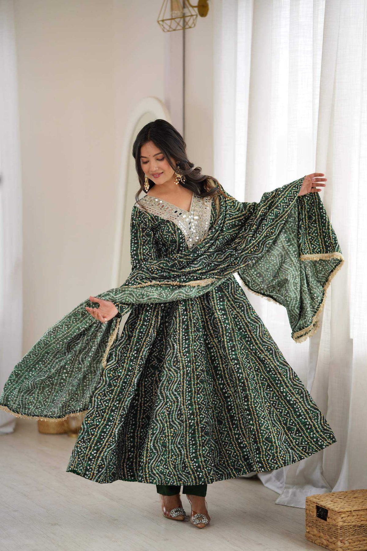 Asmi Soft Cotton Printed Gown