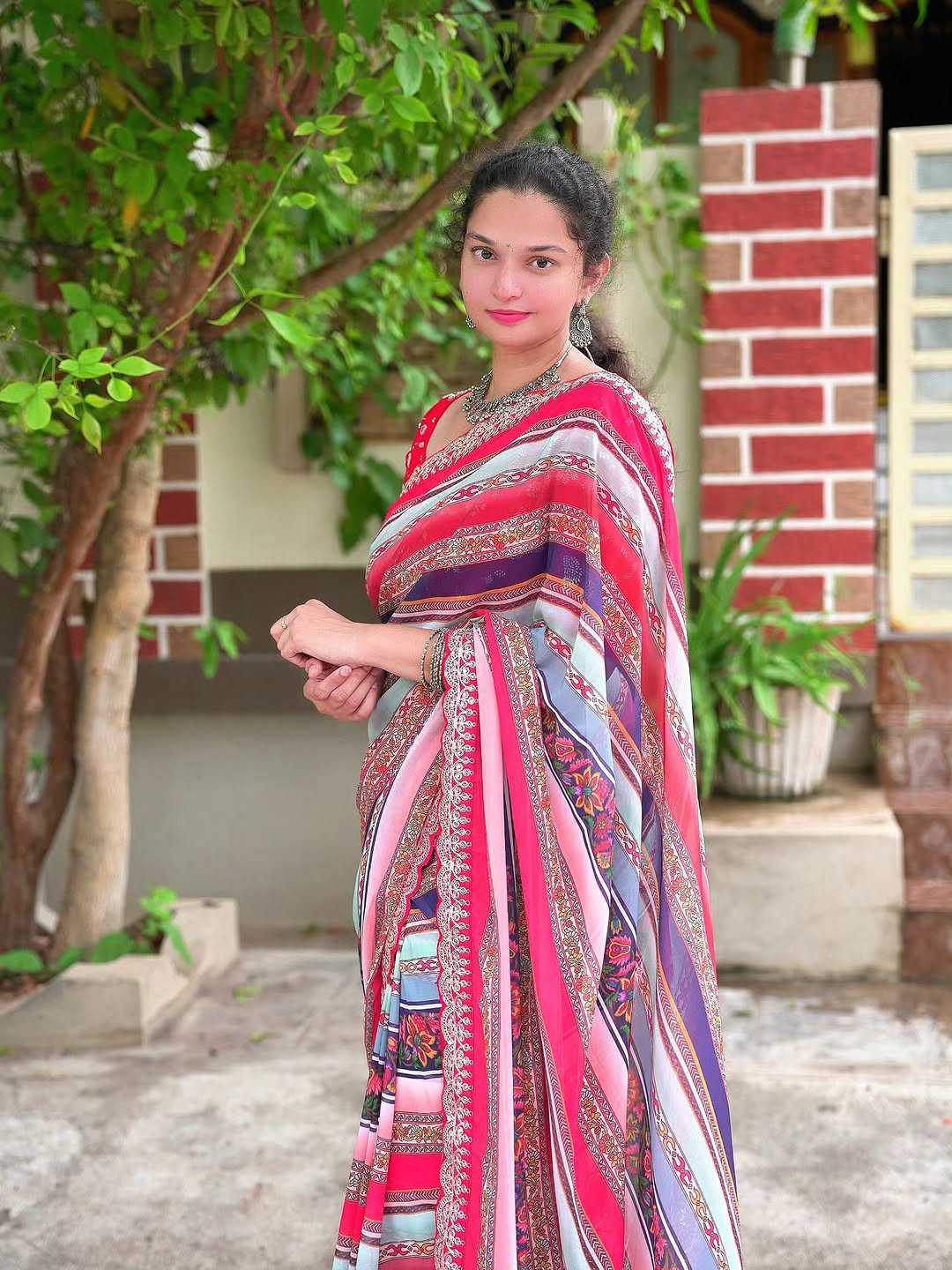 Georgette Fancy Saree
