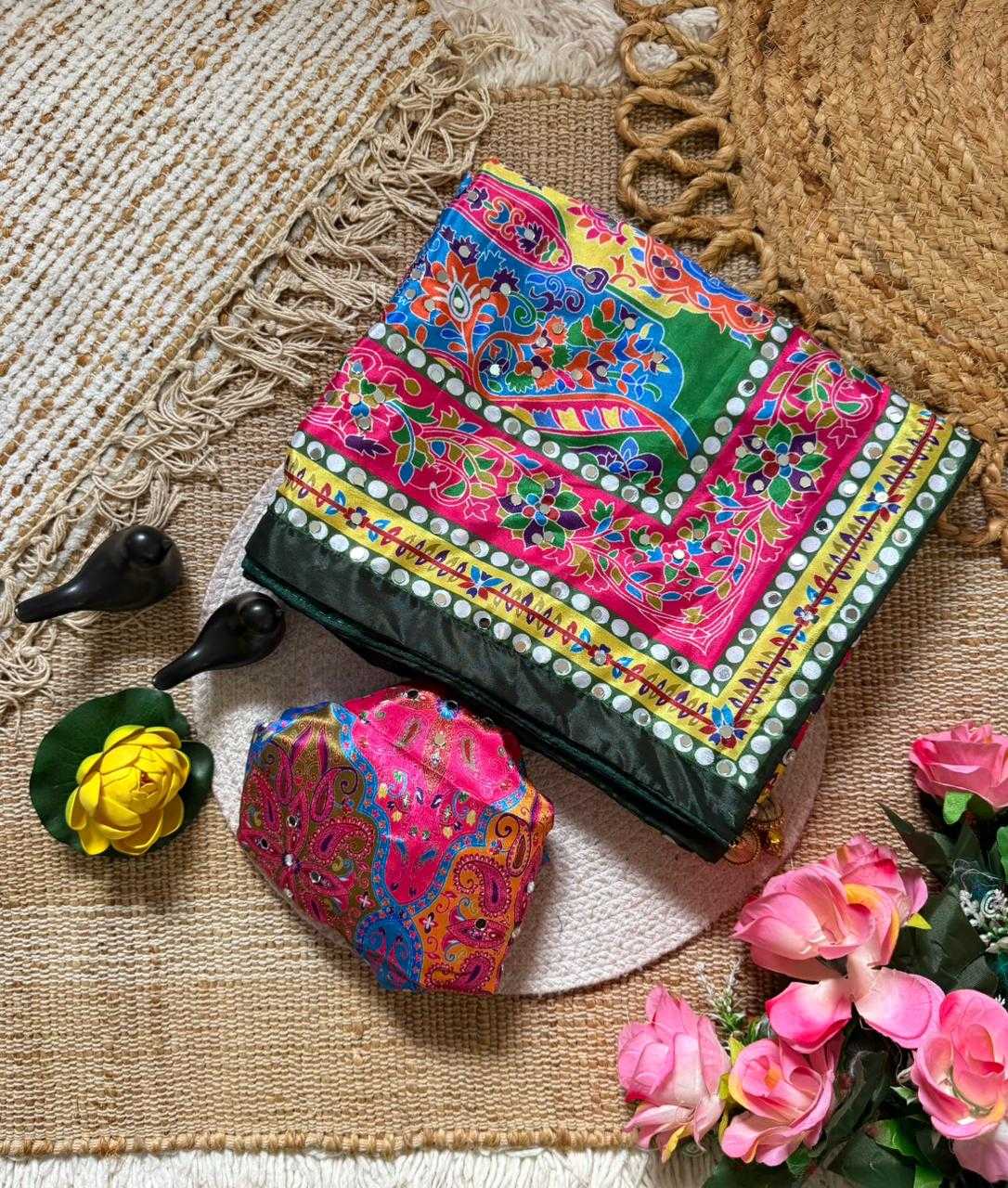 Chinon Silk Party Wear Saree